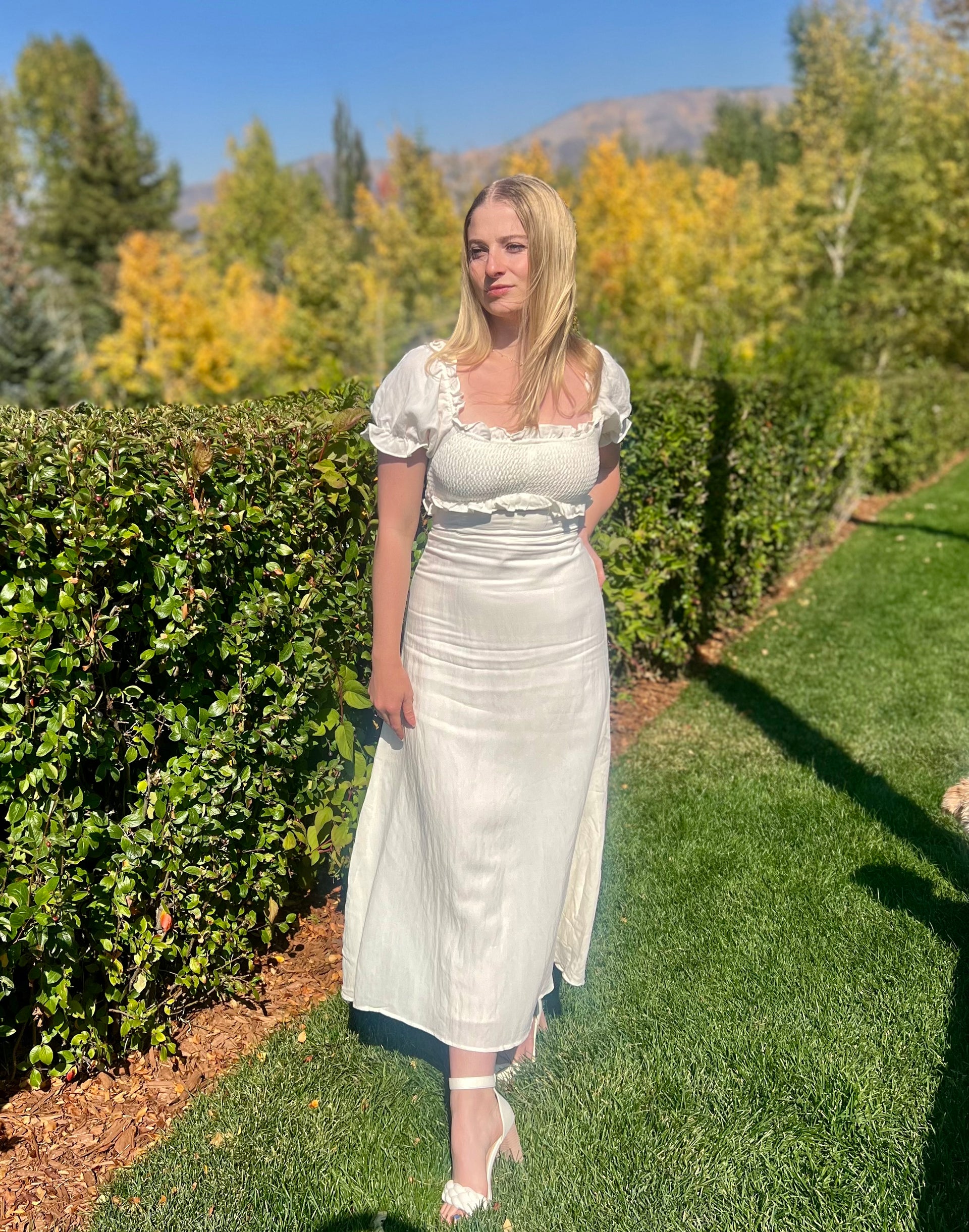 Smocked Midi Dress Smocked Midi Dress