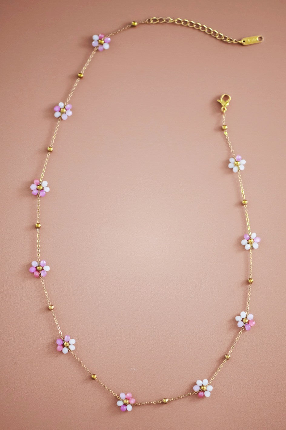 Beaded Flower Necklace