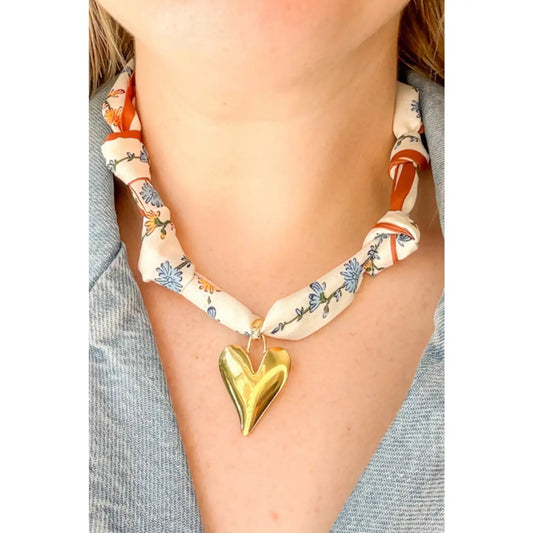 Knotted Scarf Necklace