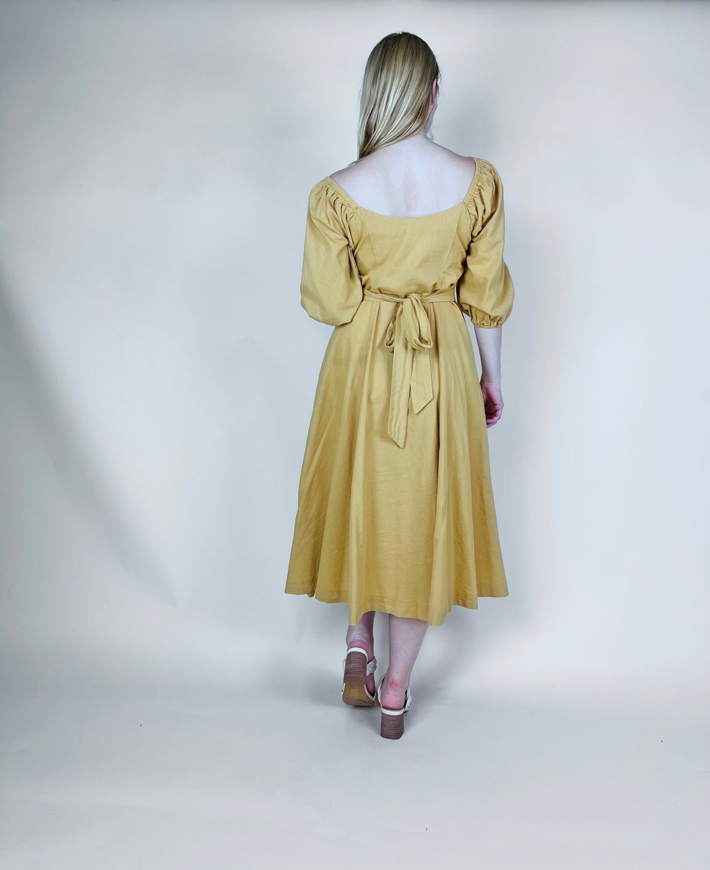Mustard Midi Dress