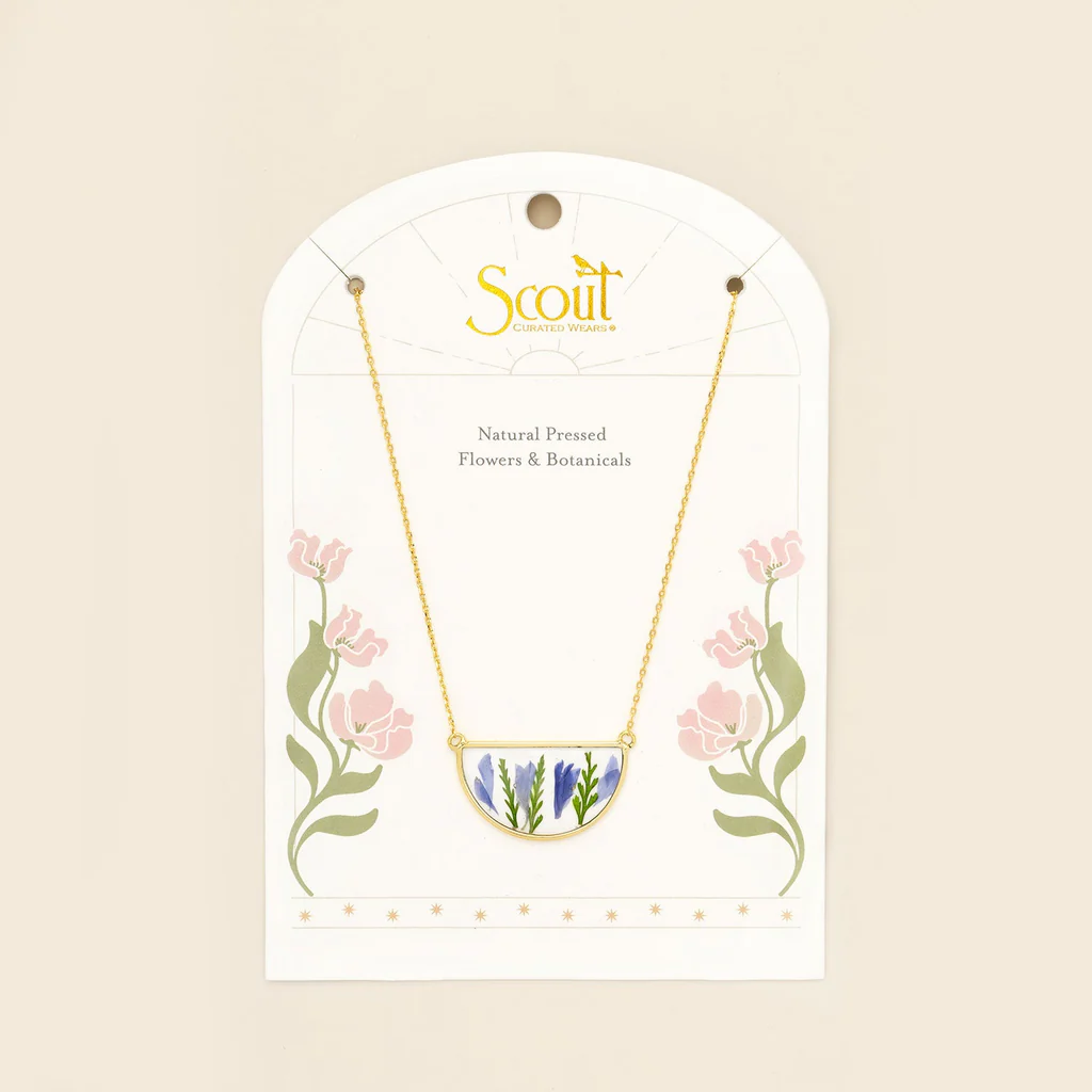 Pressed Flower Necklace