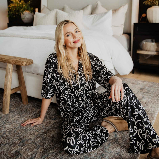 Bow Print Pajamas