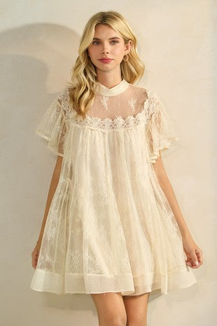 Lace Mini Dress