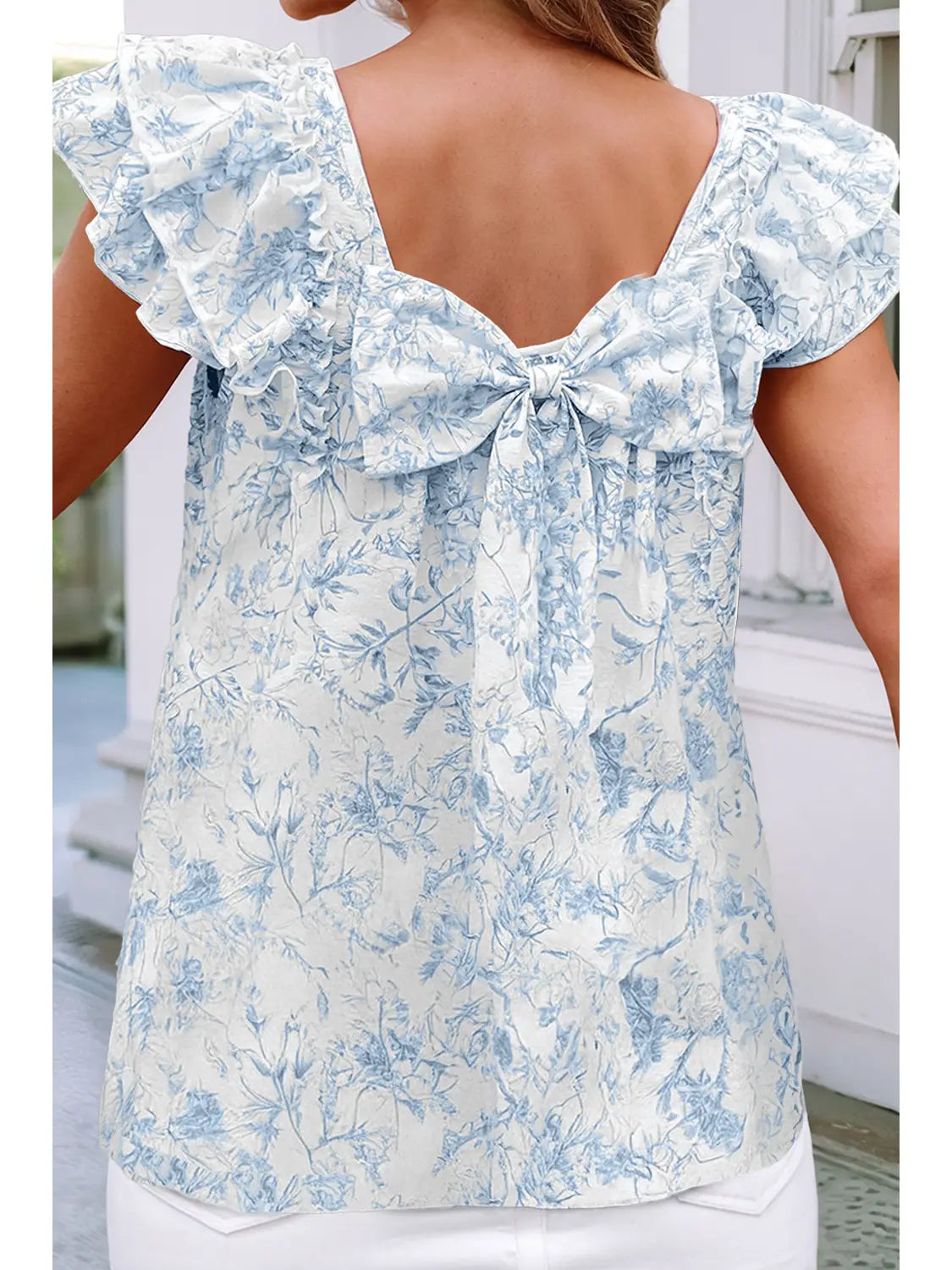 Bow Back Top