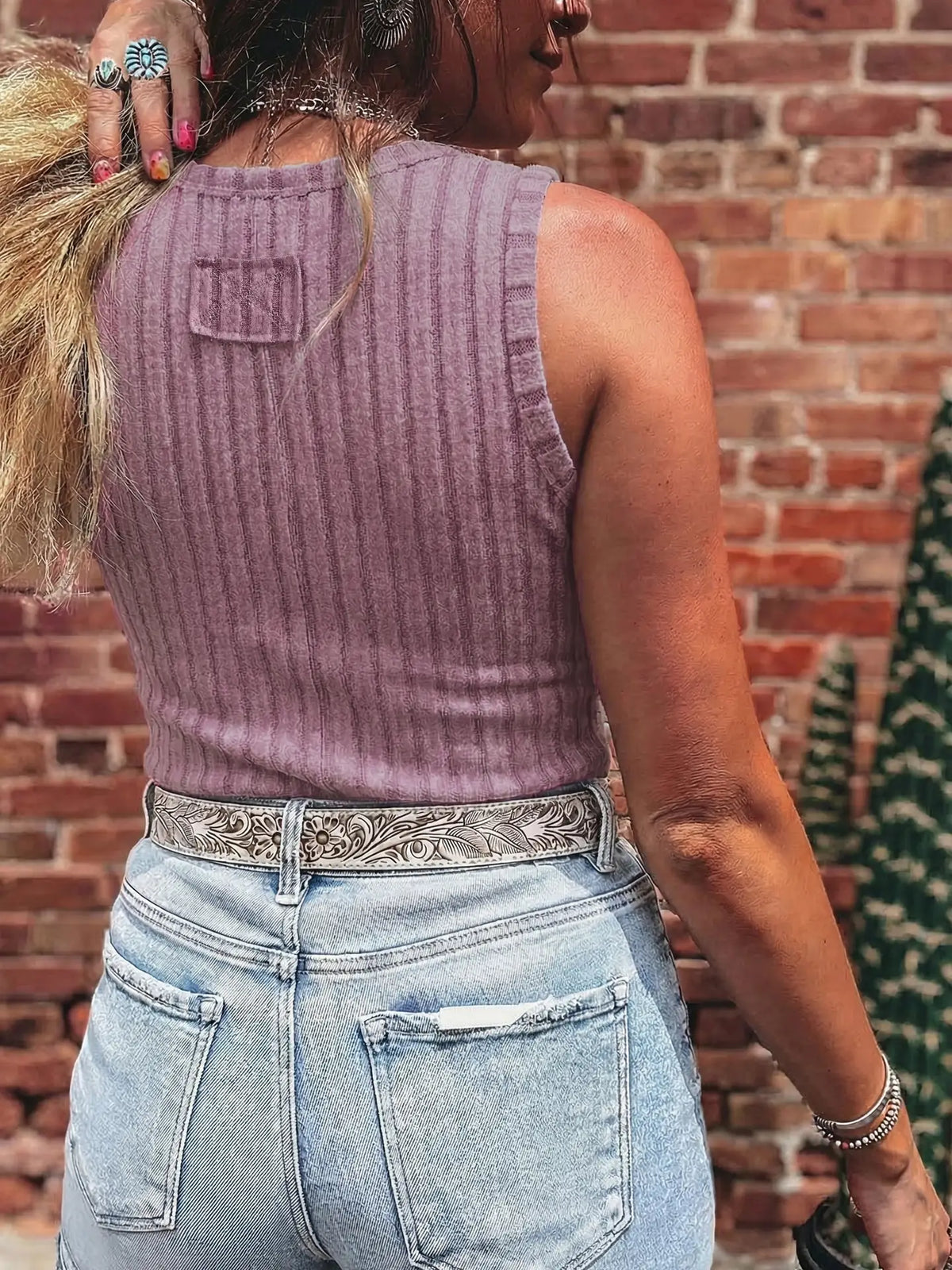 Bonbon Ribbed Tank
