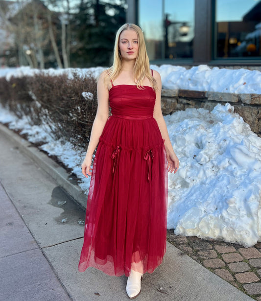 Tulle Maxi Dress