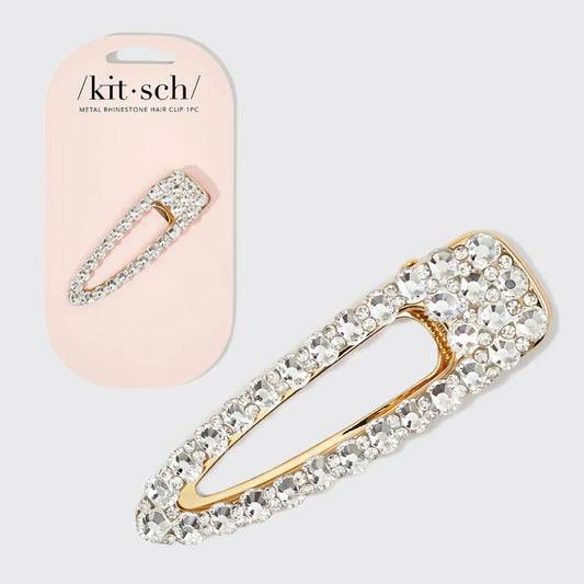Large Open Rhinestone Clip