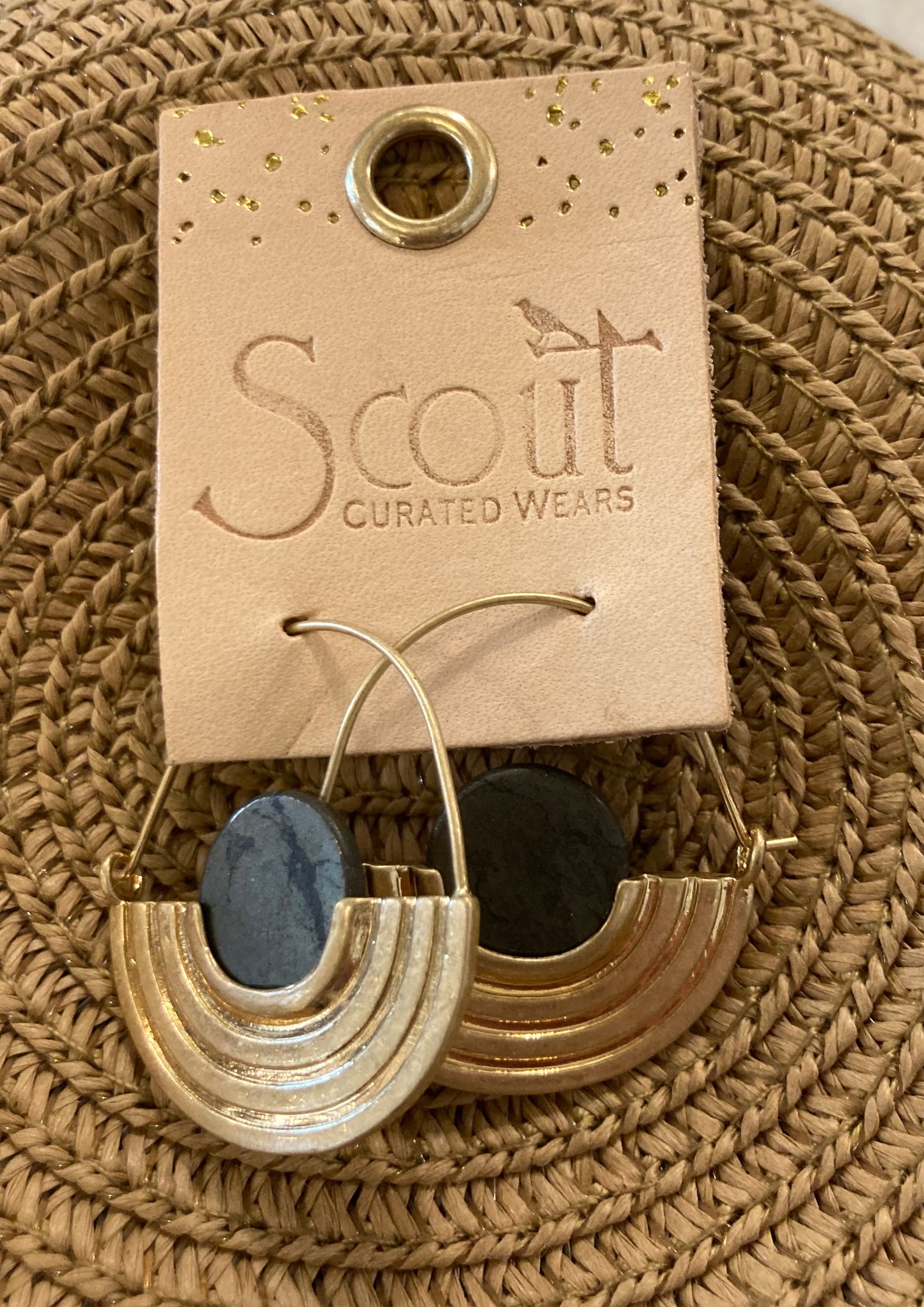 Stone Orbit Earrings