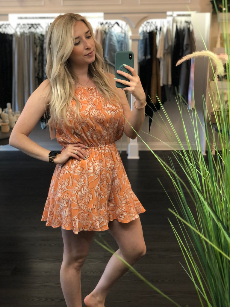 Tie Back Romper