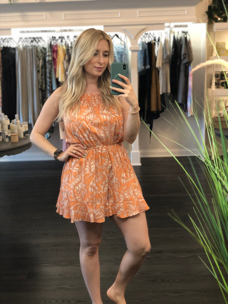 Tie Back Romper