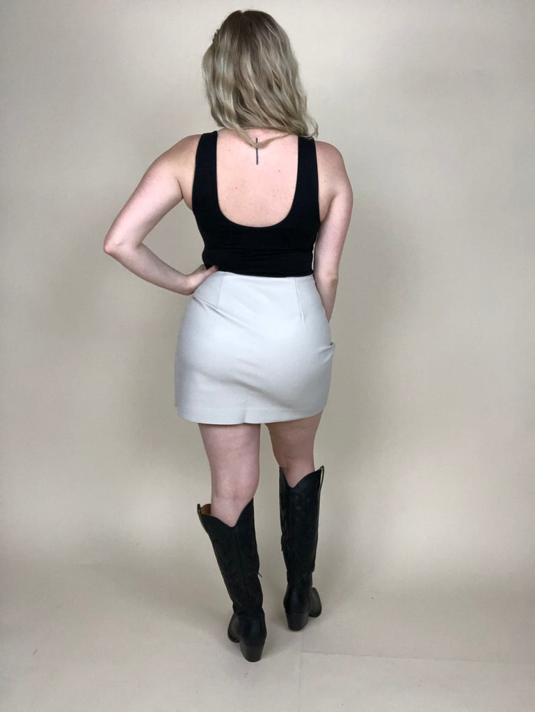 Bone Mini Skirt