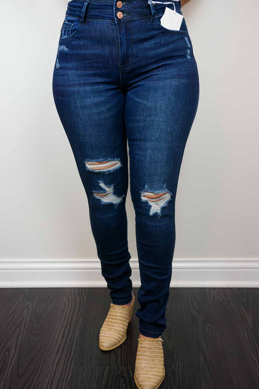 Gemma High Rise Skinny Jeans